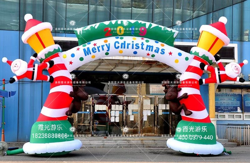 蓬江圣诞活动拱门
